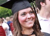 image of young woman graduate